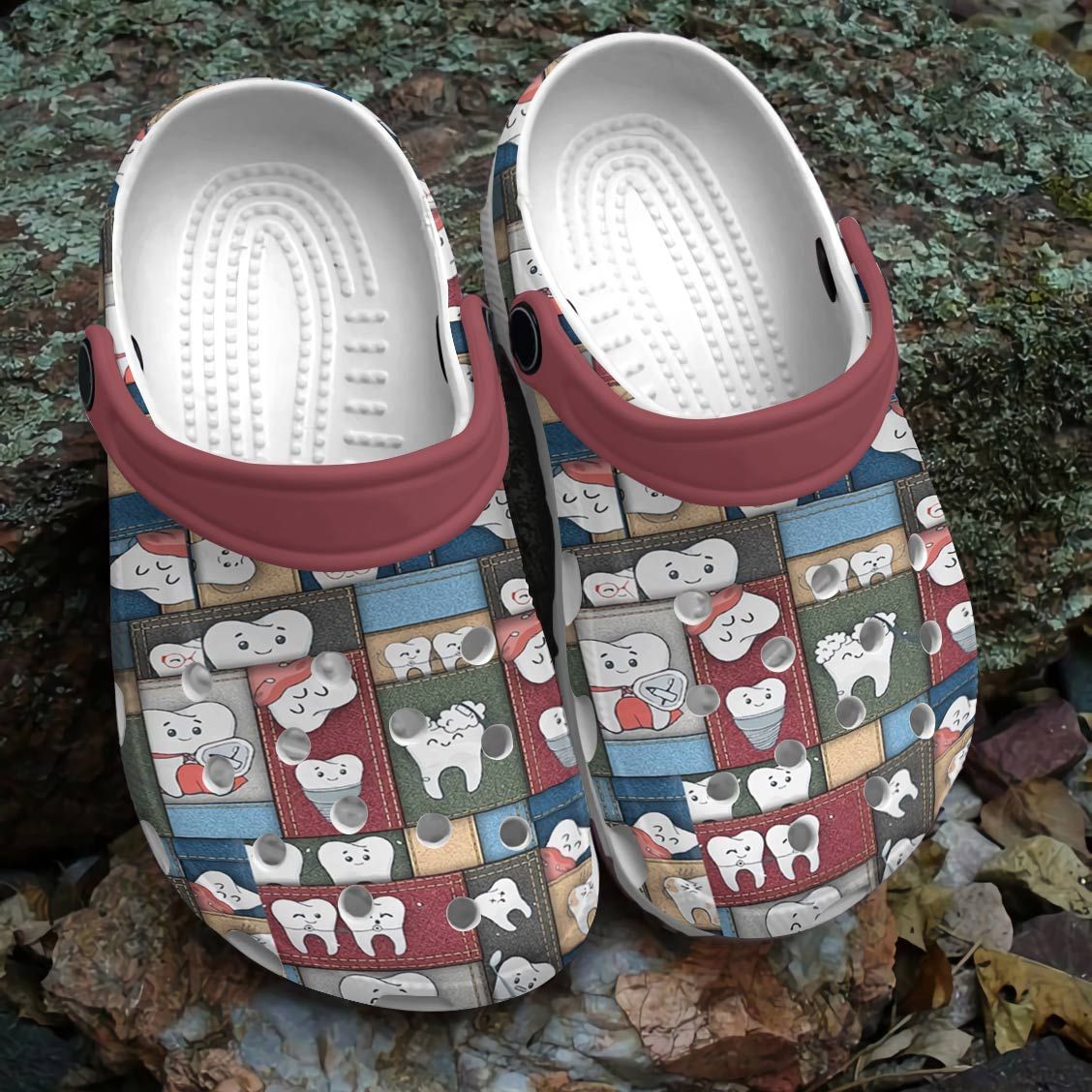 Dentist Personalized Clog, Custom Name, Text, Color, Number Fashion Style For Women, Men, Kid, Print 3D Pattern