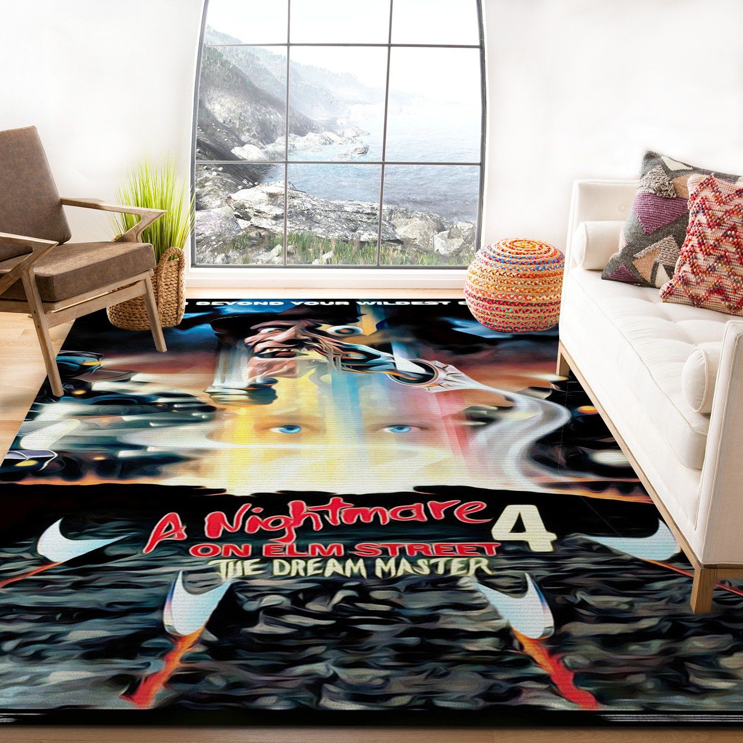 A Nightmare On Elm Street 4 The Dream Master One Sheet Area Rug, Living Room And Bed Room Rug – Home Decor  Floor Decor