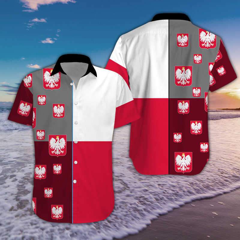 Poland Hawaii Shirt Unisex Adult Ha67903