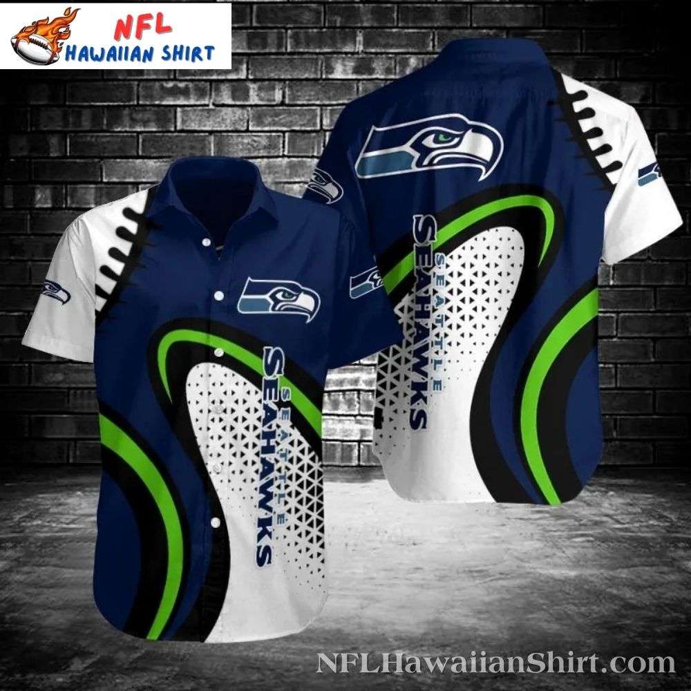 Nfl Seattle Seahawks Swirl Precision Custom Fan Aloha Shirt