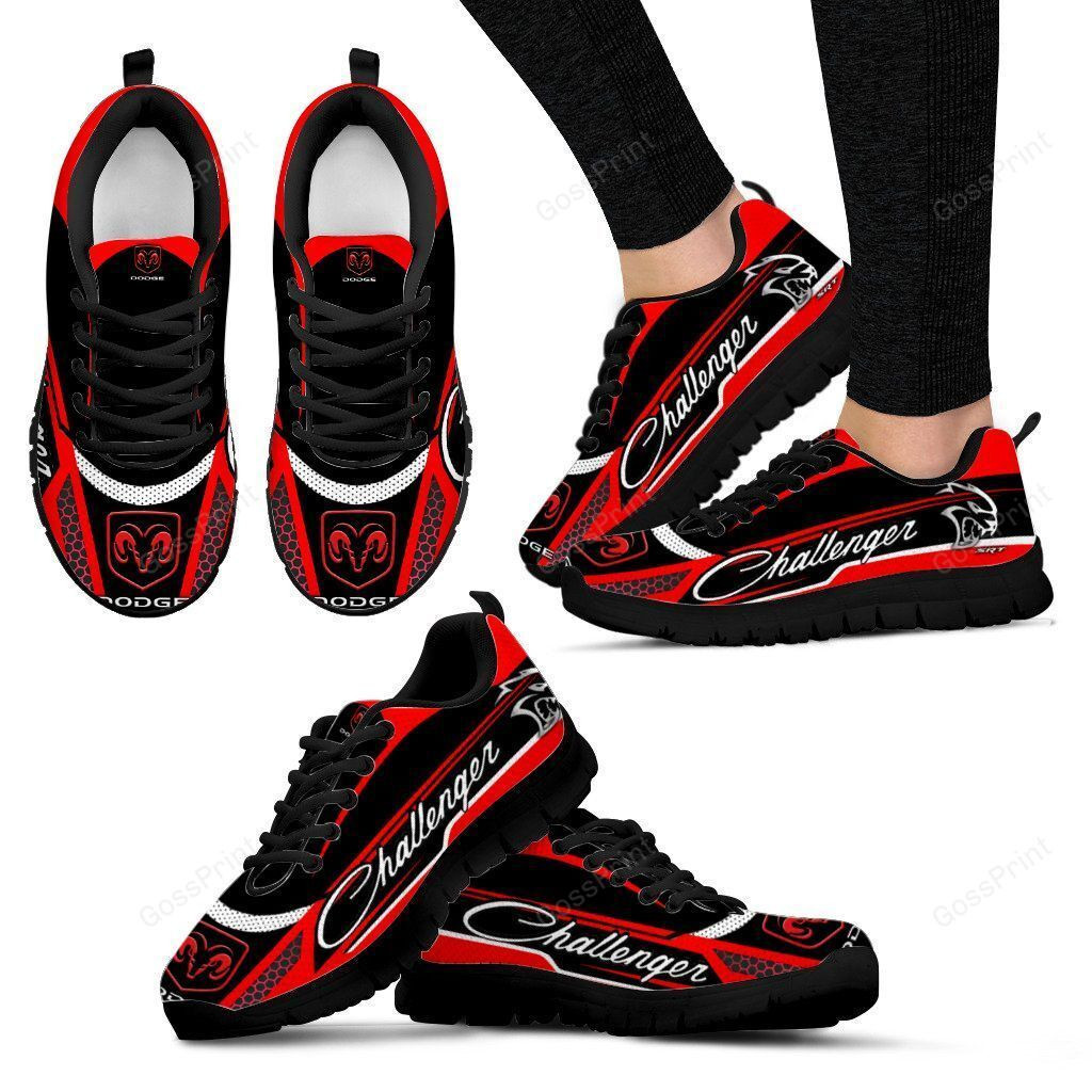 Dodge Challenger Sneakers For Men & Women Ver 2 (Red)