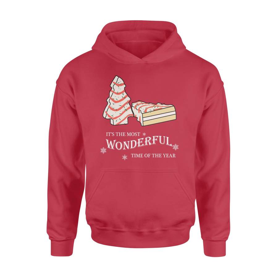 Christmas Tree Cake It’s The Most Wonderful Of The Year Hoodie