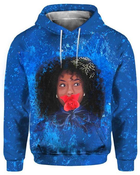 Rosy Atractive Afro Black Girl 3D All Over Print | For Men & Women | Adult | Ho2506