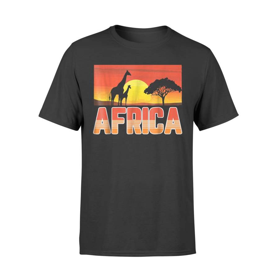 Africa Savannah Safari Cool Giraffe African T-Shirt