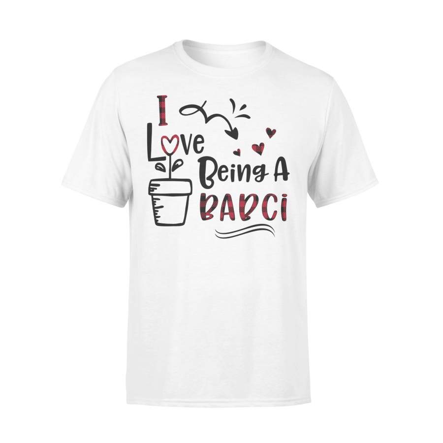 I Love Being A Babci Heart T-shirt