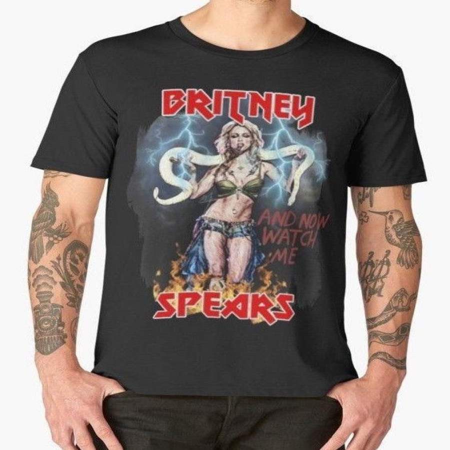 Summer Casual Britney Spears Slave for You Mens Fashion Printed T-Shirt