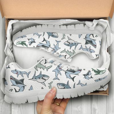 Shark Cartoon Sneakers Shoes