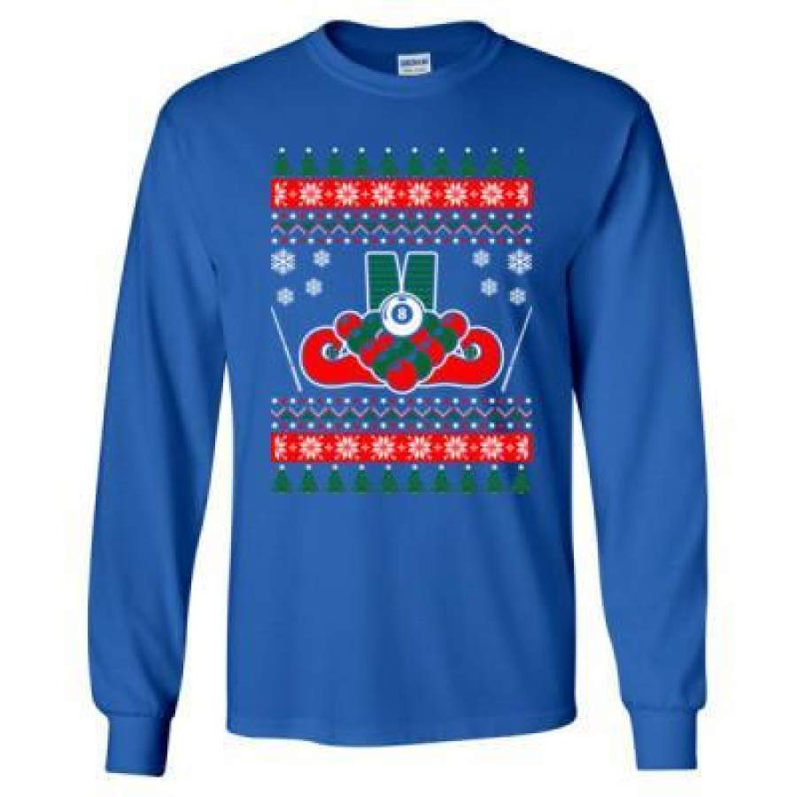 AGR Billiard Ugly Christmas Sweater – Long Sleeve T-Shirt