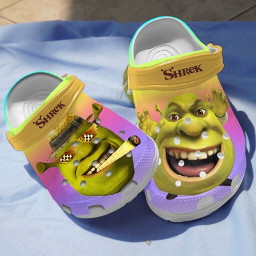 Shrek Face Crocs Crocband Clog Comfortable Water Shoes – Trendtalksaz Store