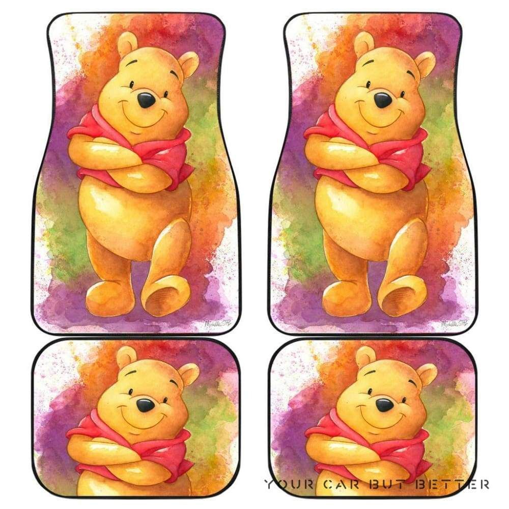 Winnie The Pooh Cute Car Floor Mats 110619 Personalized Car Seat Floor Mat Custom Print