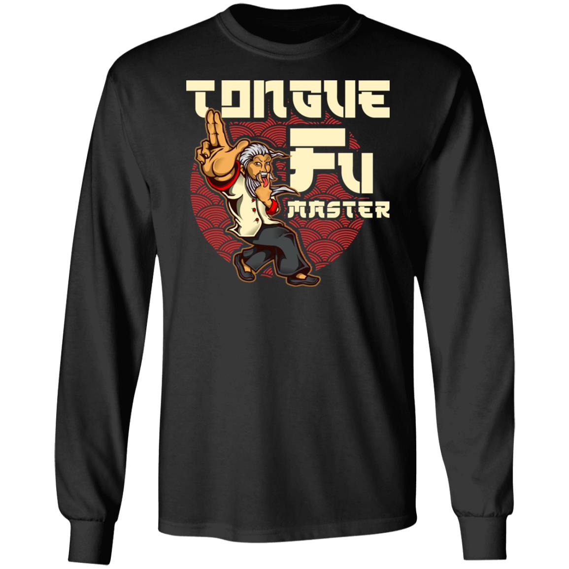 Tongue Fu Master Heavy Long Sleeve T-Shirt