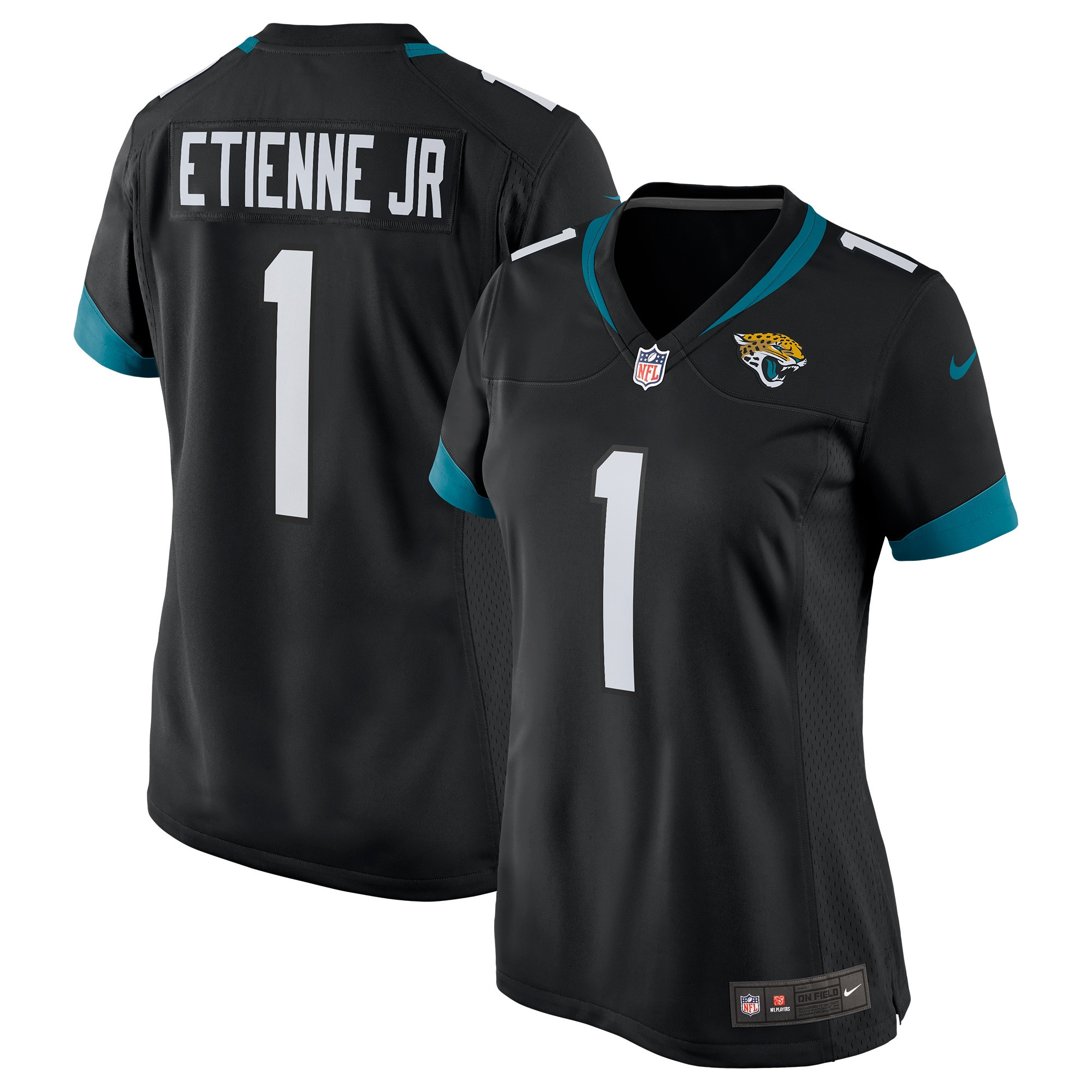 Travis Etienne Jacksonville Jaguars Womens Game Jersey Black NFL