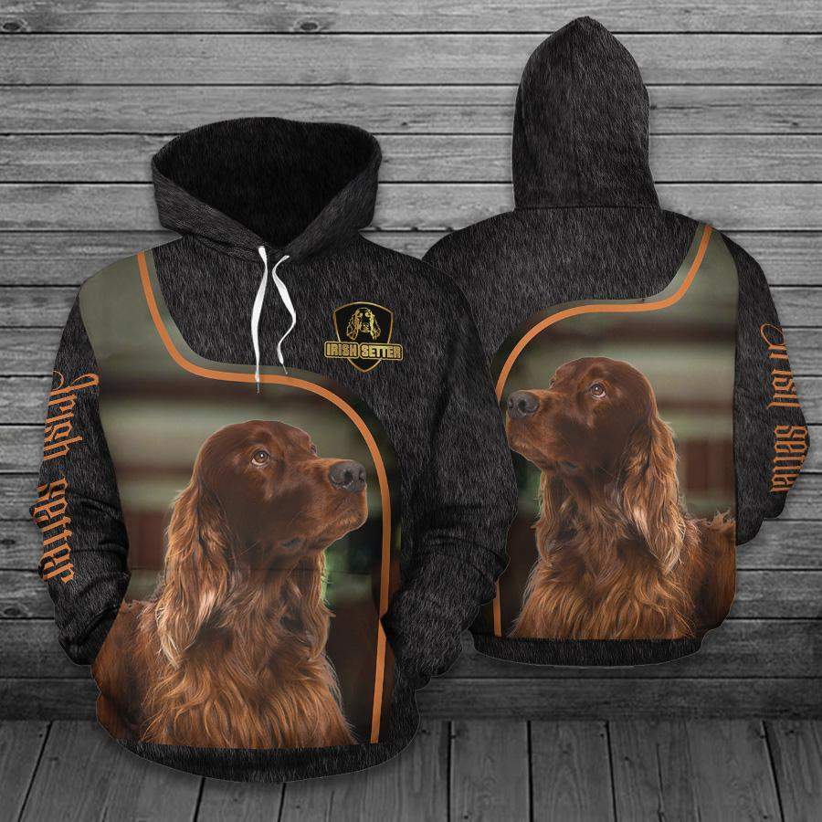 Irish Setter Hoodie – Ho3082 – 3D Hoodies