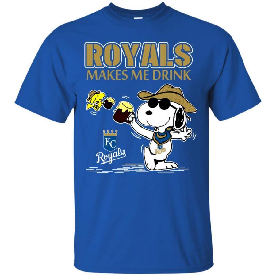 Kansas City Royals Makes Me Drinks T Shirt