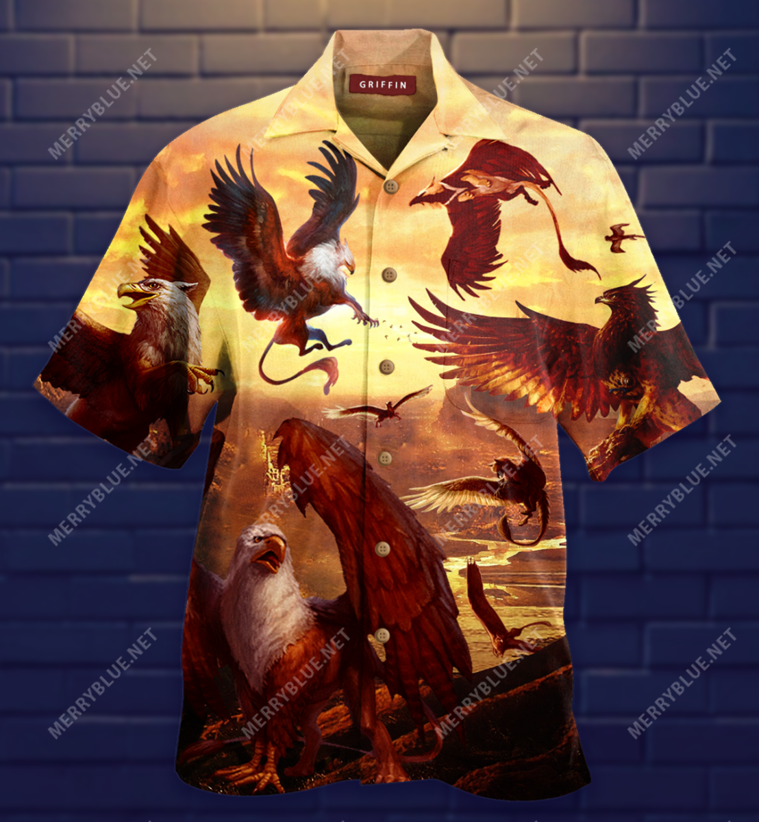 Ambitious Griffin Hawaiian Shirt