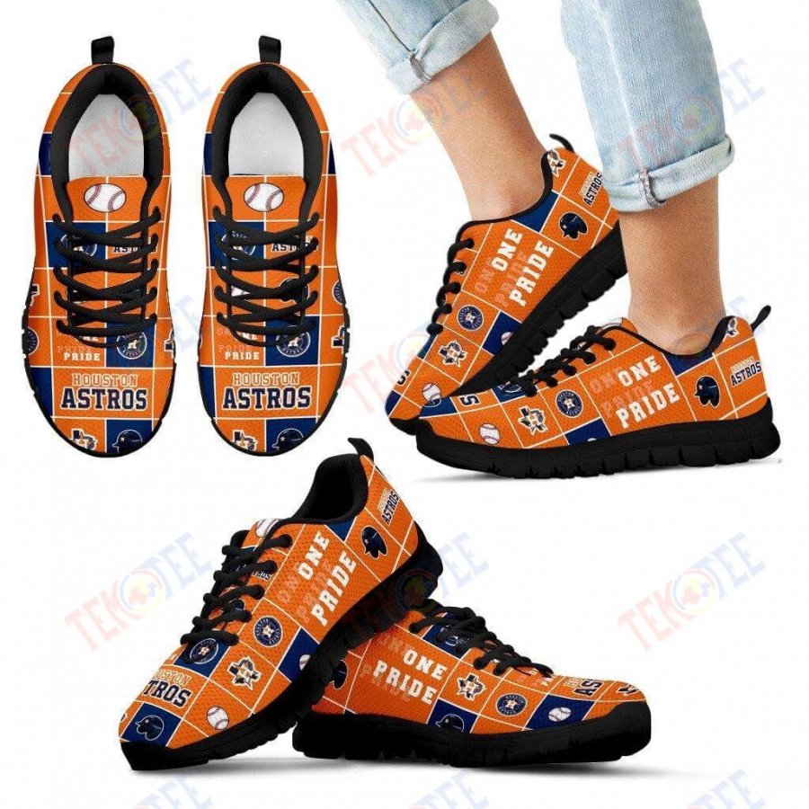 Mens Womens Houston Astros Sneakers Pride Flag Sneaker Running Shoes For Men Women TDT205