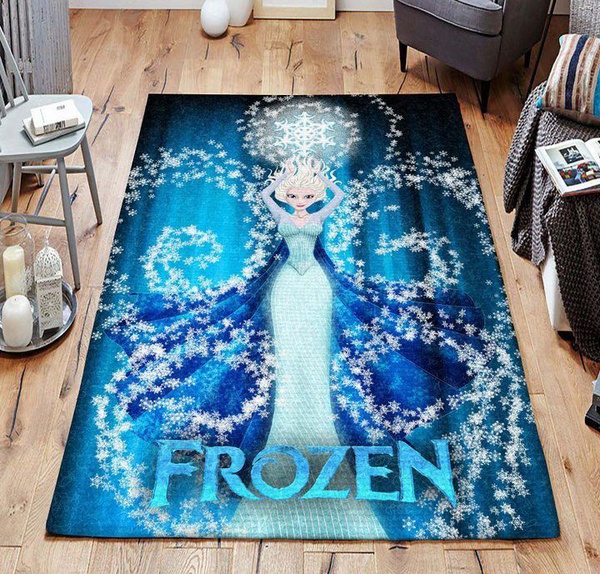 The 20 Rug Frozen: Elsa Area Rugs Living Room Carpet FN251121 Christmas Gift Floor Decor