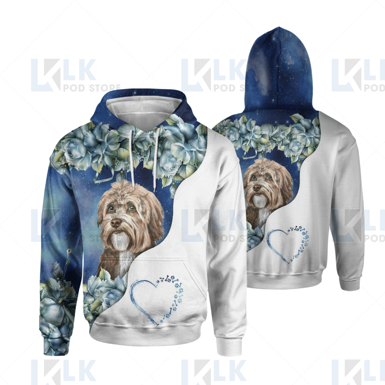 HAVANESE – HOODIE Half Curse Flower [ID3-D]