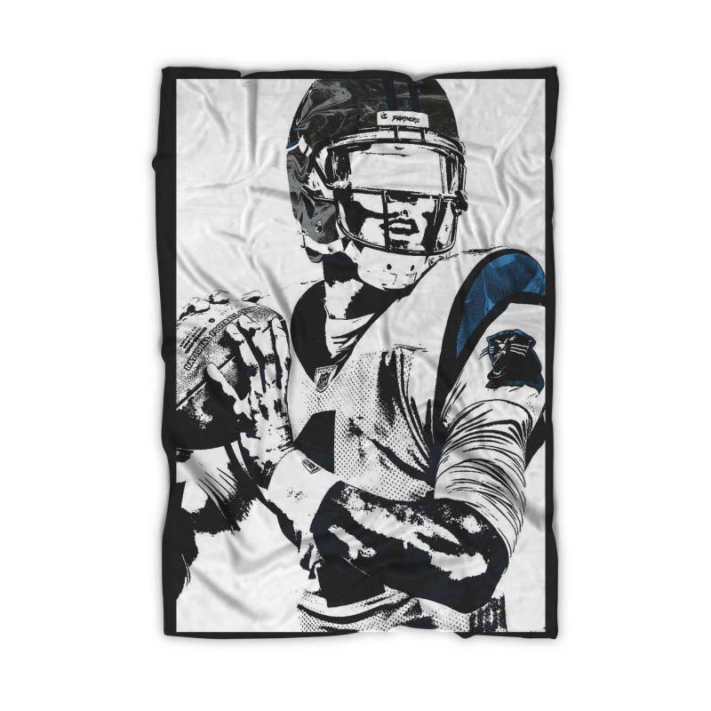 Carolina Panthers Cam Newton Blanket