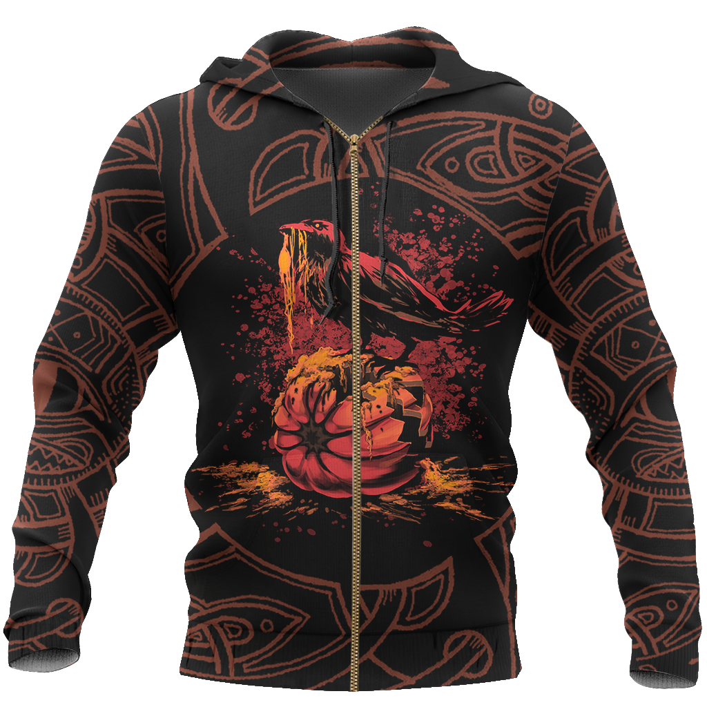 Vikings – Bird Halloween 3D All Over Print | Hoodie | Unisex | Full Size | Adult | Colorful | HT1942