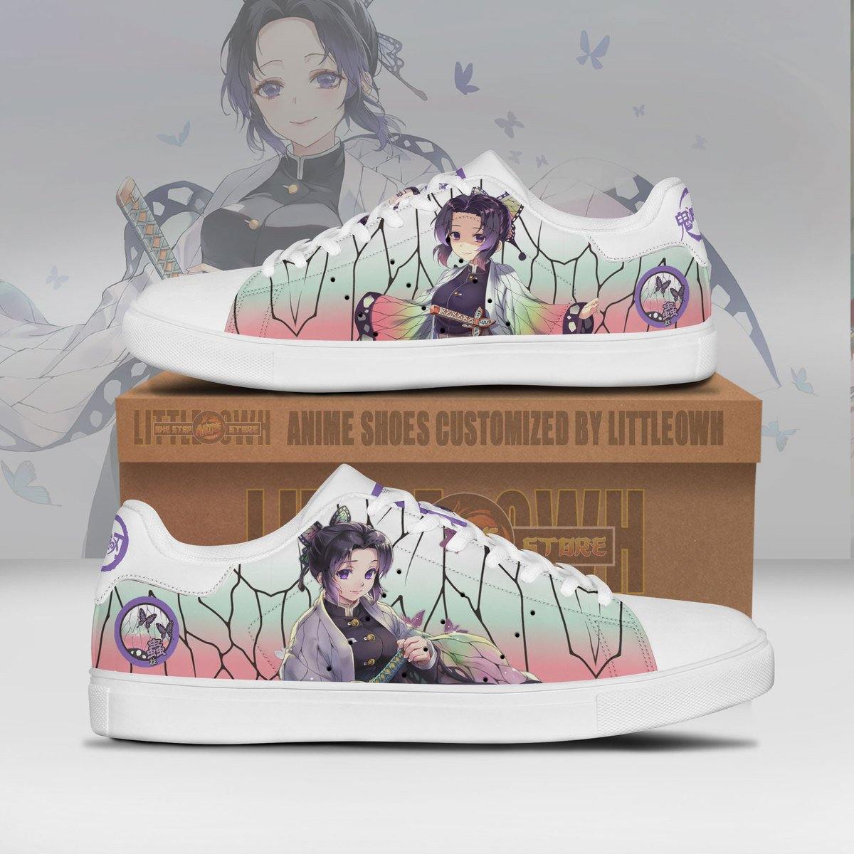 Shinobu Skateboard Shoes Custom Kny Anime Sneakers
