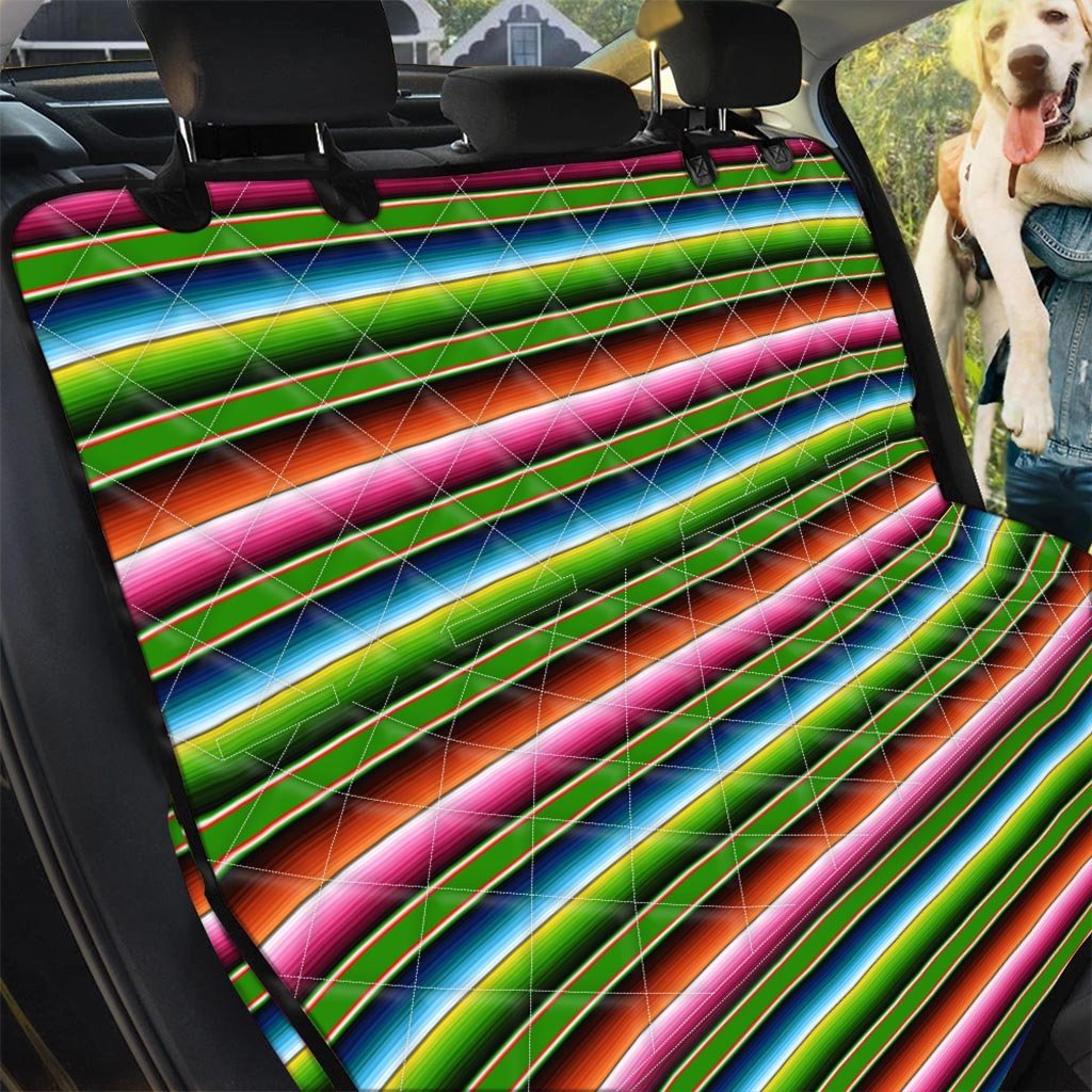 Baja Mexican Print Pet Car Seat Cover