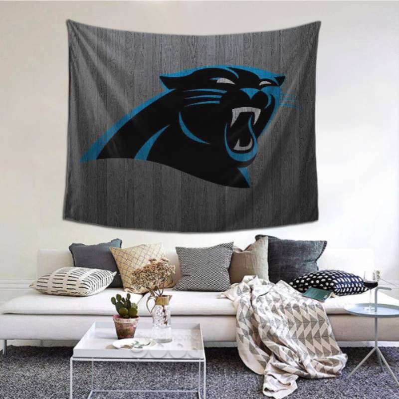 Durable Carolina Panthers Tapestry -155458 For Beach Shawl Scarf Blanket