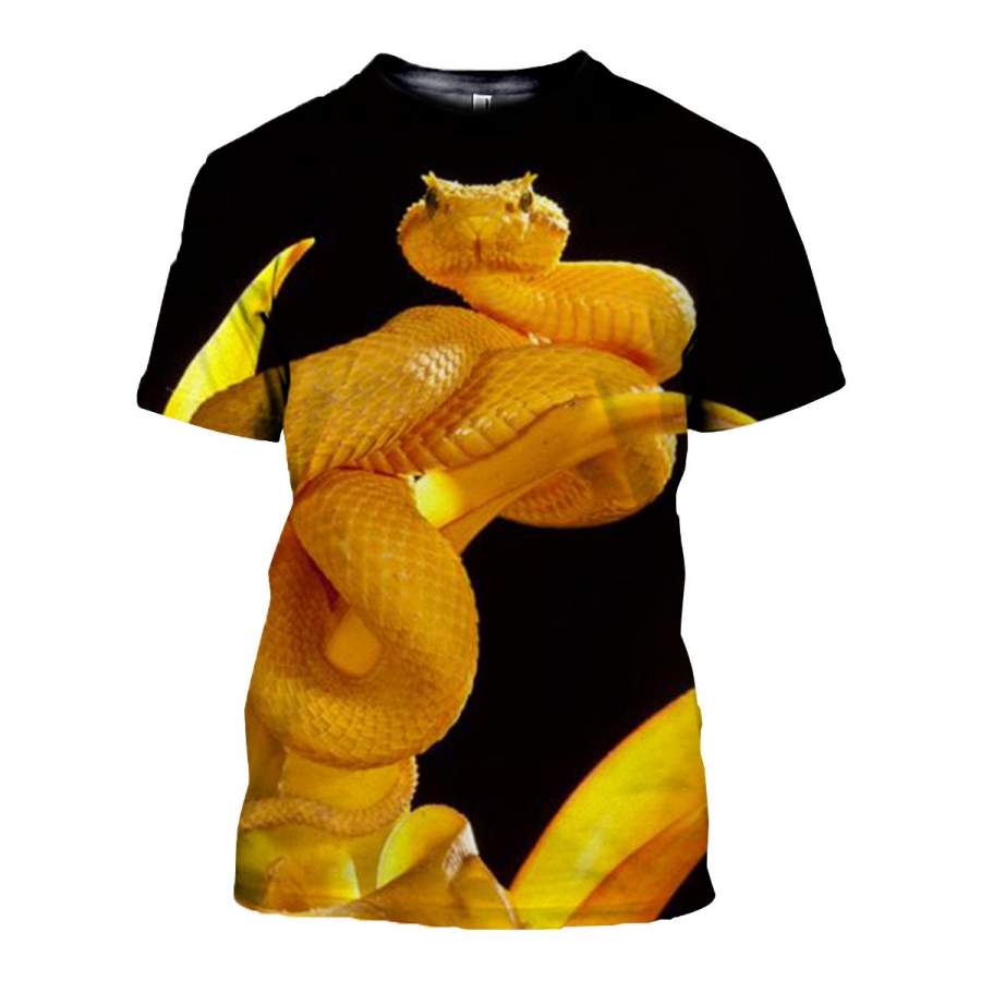 3D All Over Printed Snake T Shirt Hoodie 15126