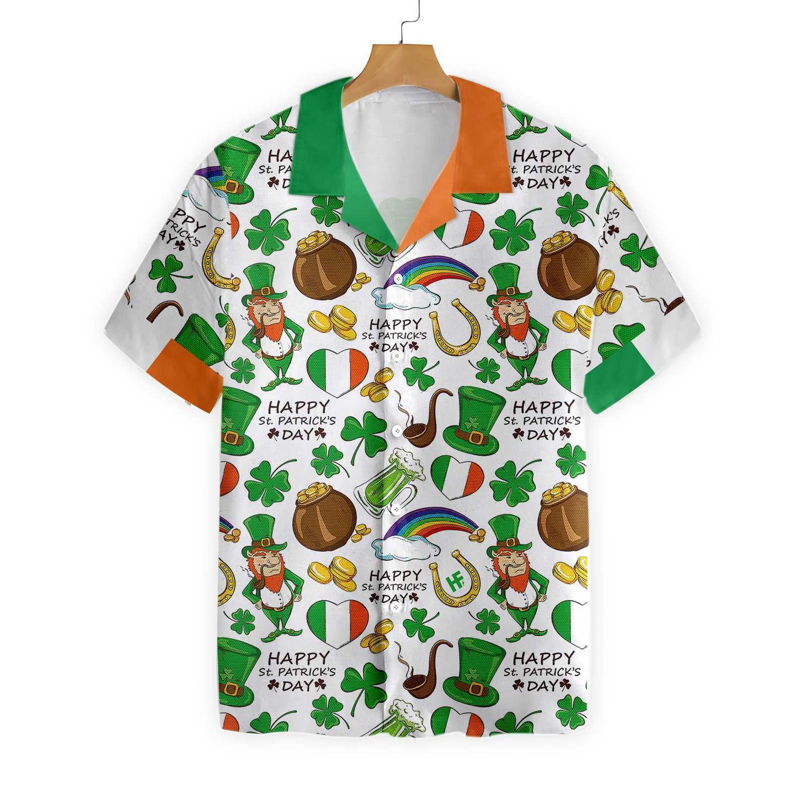 Happy Saint Day Ireland Proud 0501 Hawaii Shirt Ha38659