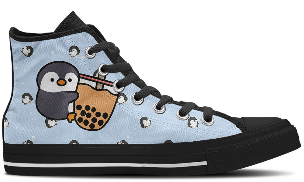 Penguin Doodle High Tops