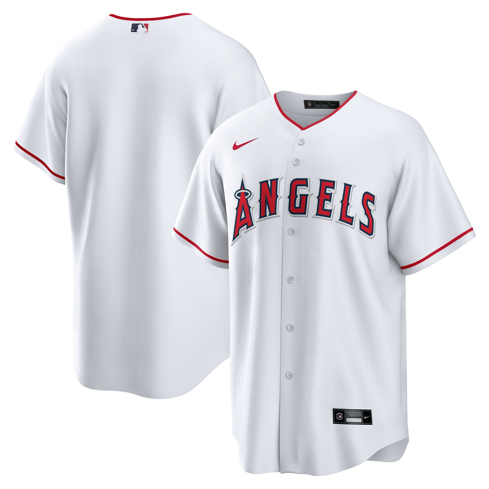 Men’s Los Angeles Angels White Home Team Jersey