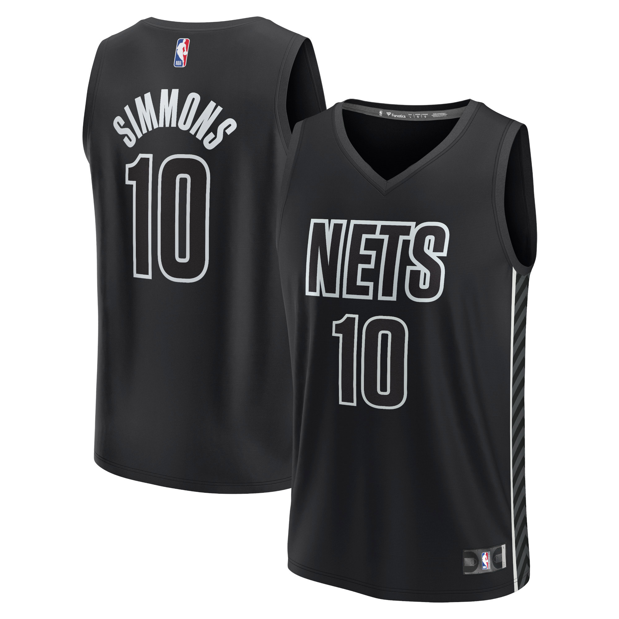 Ben Simmons Brooklyn Nets Youth Fast Break Player Jersey – Statement Edition – Black