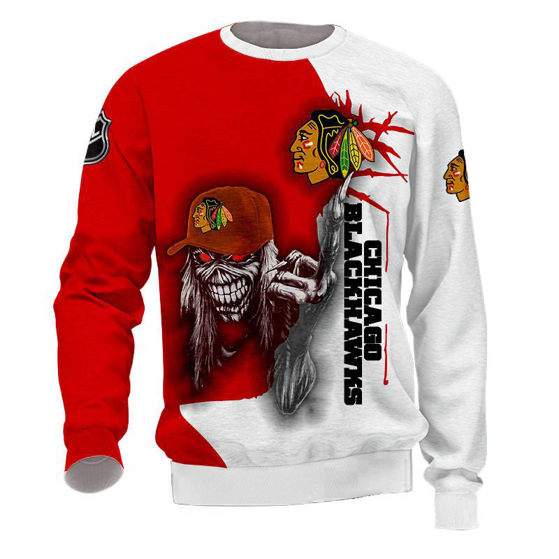 Iron Maiden Chicago Blackhawks Sweatshirt