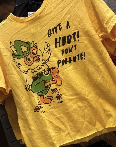 Woodsy Owl Cartoon Give A Hoot Don   t Pollute T Shirt Outfit