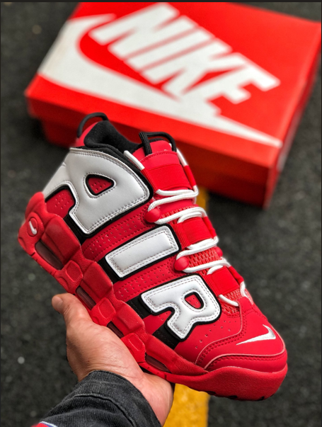 Nike Air More Uptempo Red White Black 602171