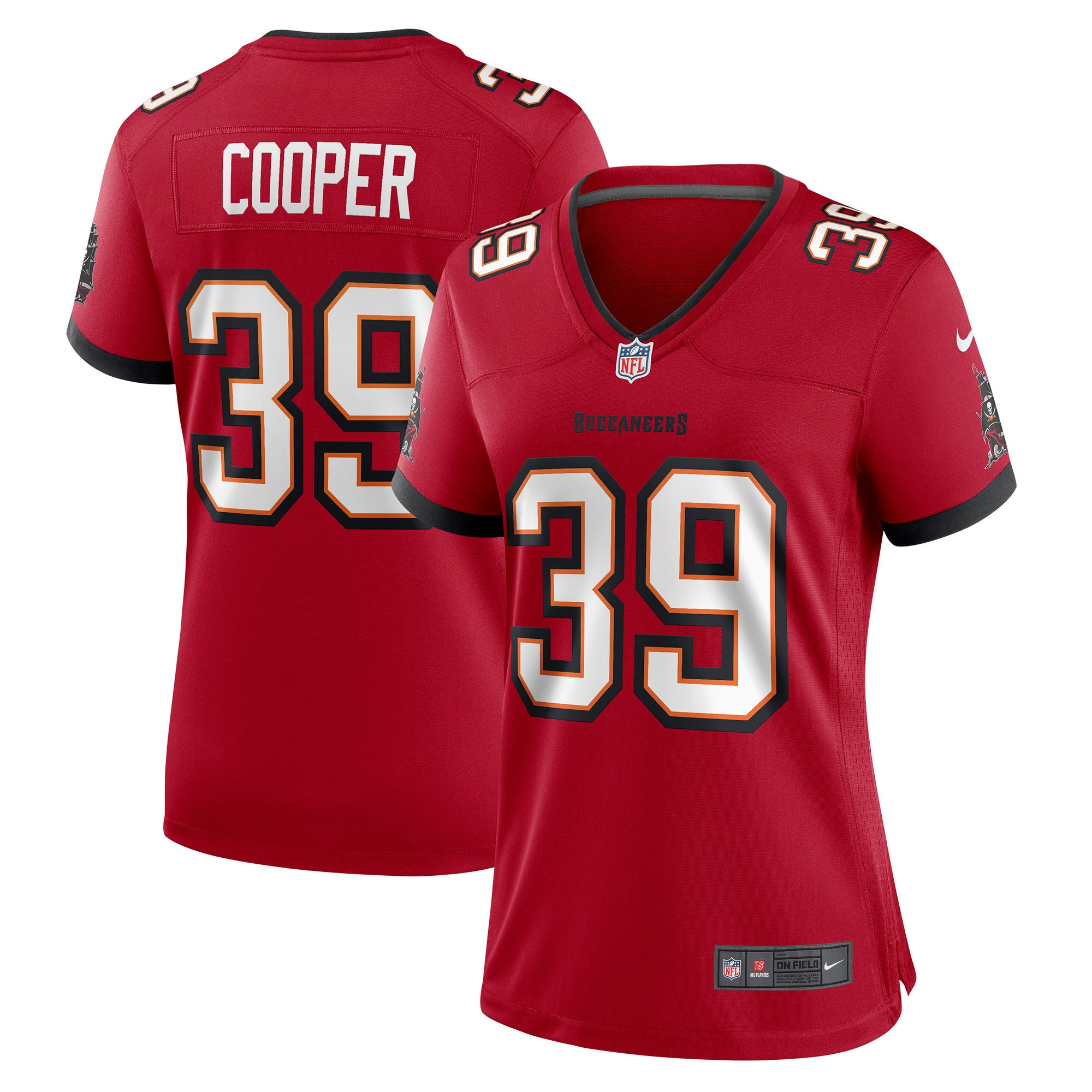 Chris Cooper Tampa Bay Buccaneers Womens Game Jersey – Red NFL