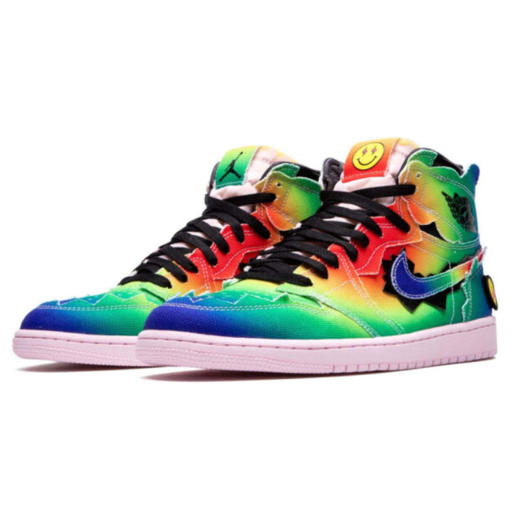 J Balvin x Air JD1 Retro OG High Colores Y Vibras 601383