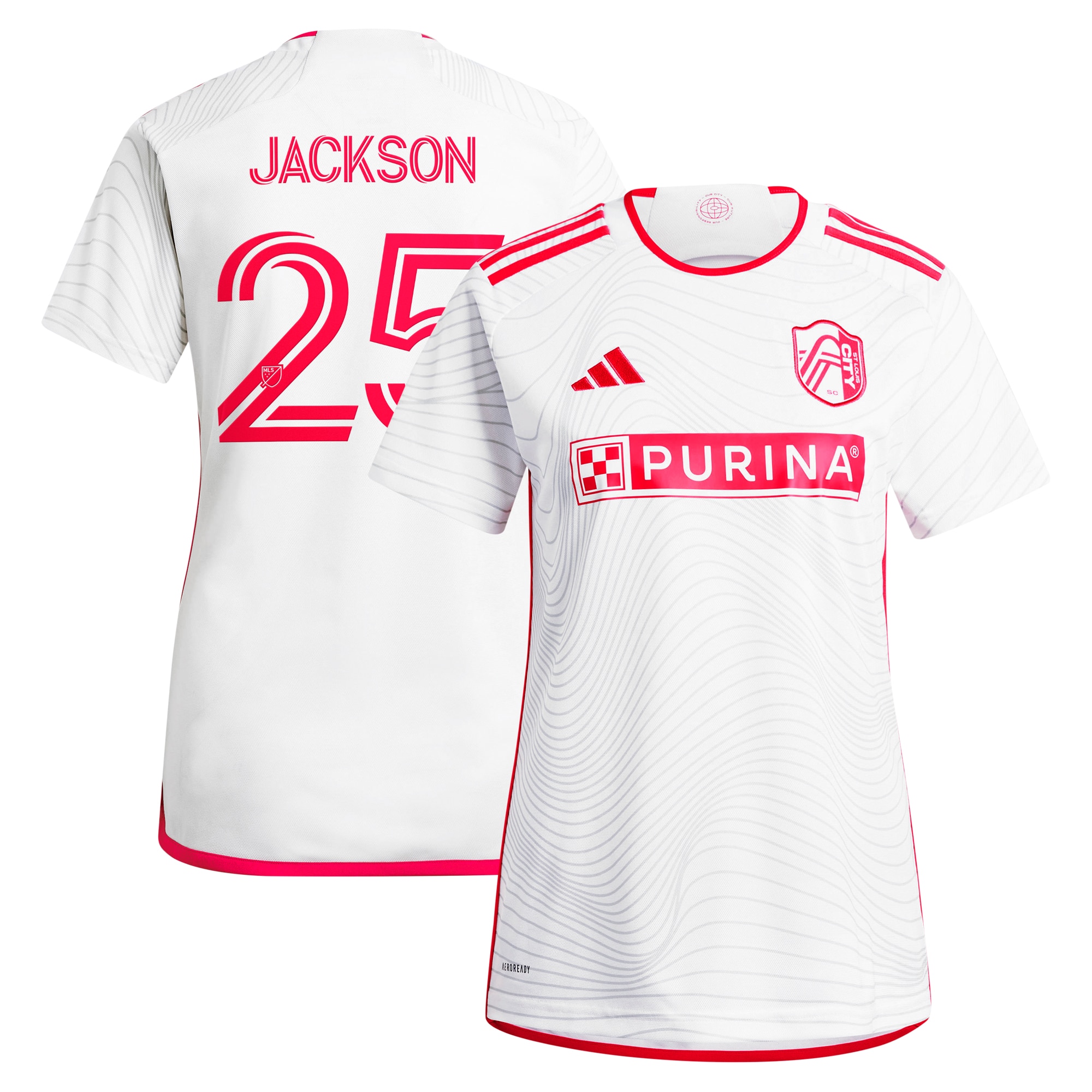 Aziel Jackson St. Louis City SC Women's 2024 The Confluence Kit Replica Player Jersey – White