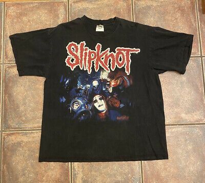 Vintage Slipknot 2001 Shirt Rare Korn Marilyn Manson Y2K Band T Shirt 5194