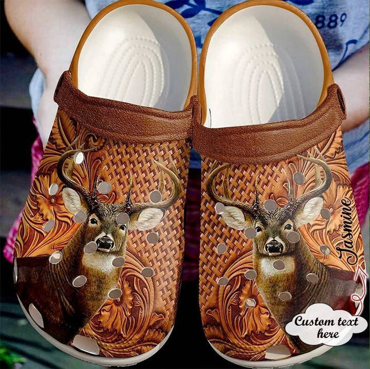 Hunting Crocs – Personalized Hunting Whitetail Clog Shoes For Men And Women
