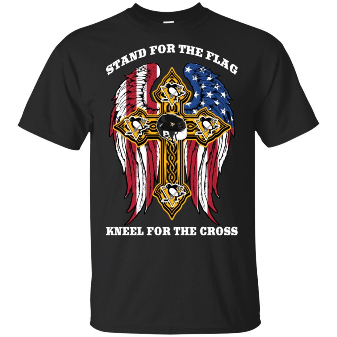 Stand For The Flag Kneel For The Cross Pittsburgh Penguins Tshirt