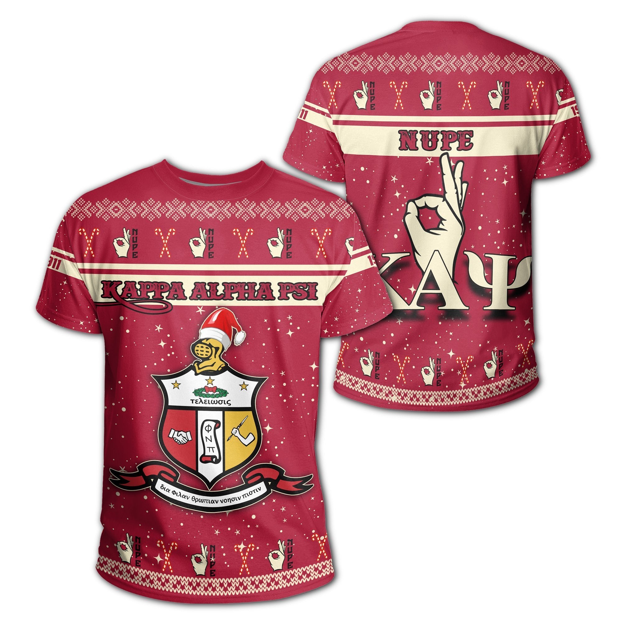 Greek Life T-Shirt – Kappa Alpha Psi Christmas T-Shirt J09