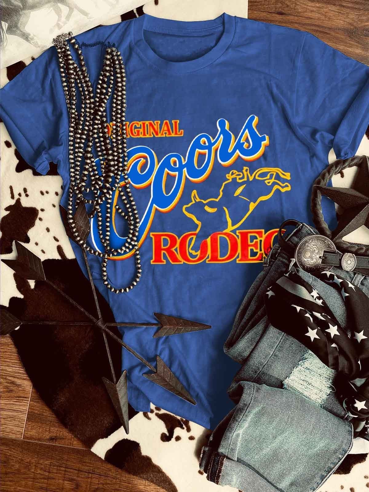 Unisex Coors Rodeo Crew Neck T-Shirt