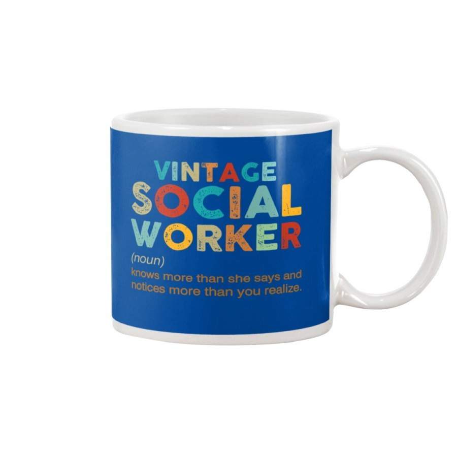 Vintage Social Worker Mug