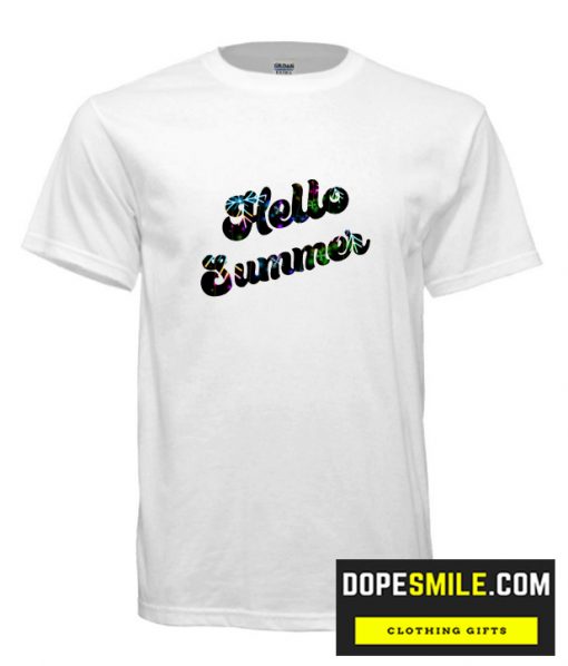 Hello summer Retro Vintage cool T shirt