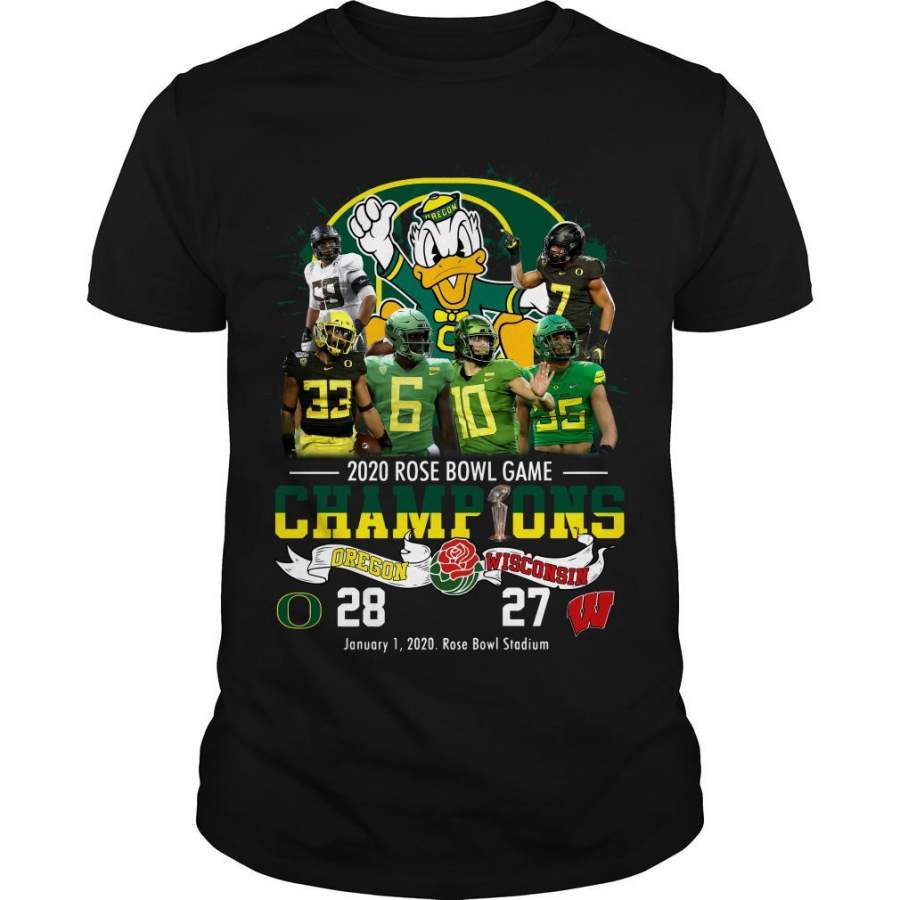 2020 Rose Bowl Game Champions Oregon vs Wisconsin Shirt Trending T Shirt