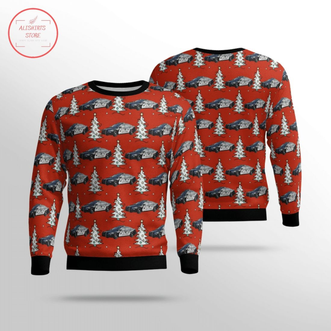 California Costa Mesa Police Car Ugly Christmas Sweater – Diosweater