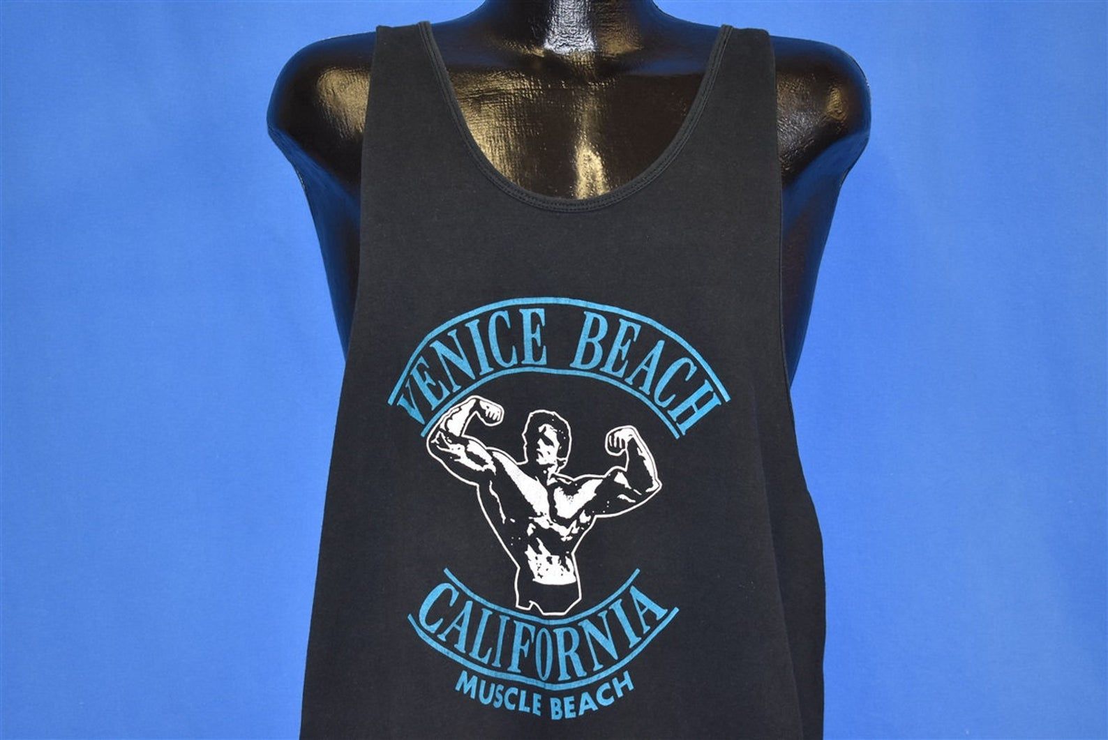 80S Muscle Beach Venice California Tank Top T-Shirt Extra