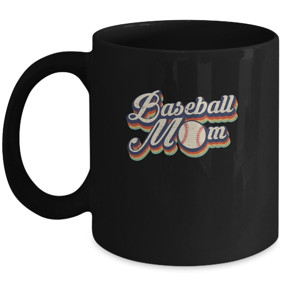 Vintage Retro Baseball Mom Funny Mother’s Day Mug