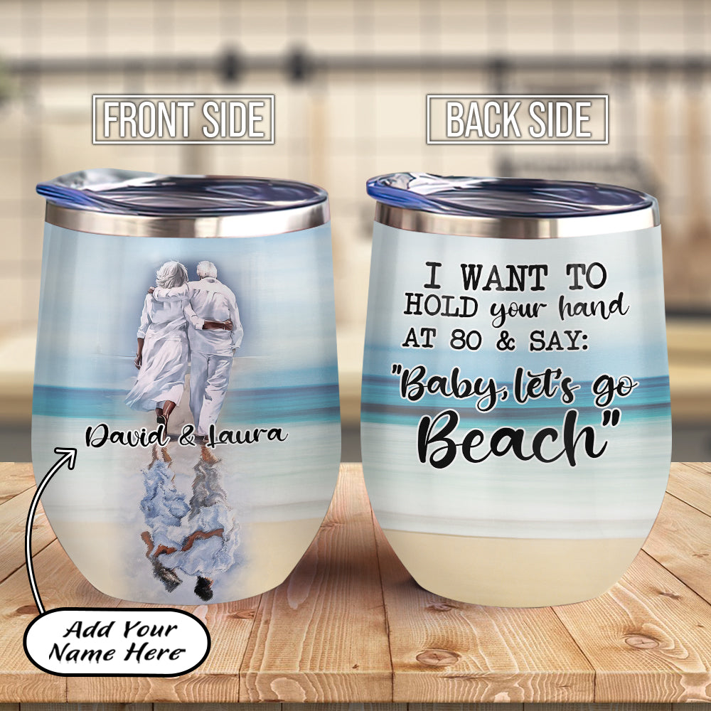 Personalized Married Couple Vacation Memories Gift Acaa3006004Z Wine Tumbler